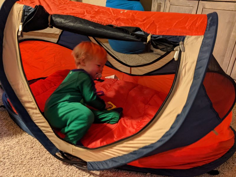 Her own Peapod tent