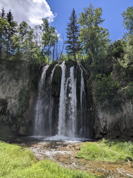 Spearfish Falls, one of many waterfall adventures