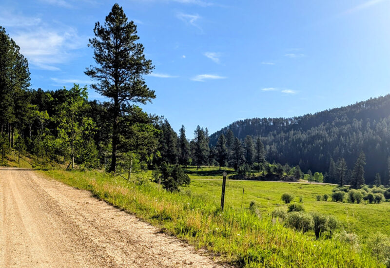 Endless gravel roads.