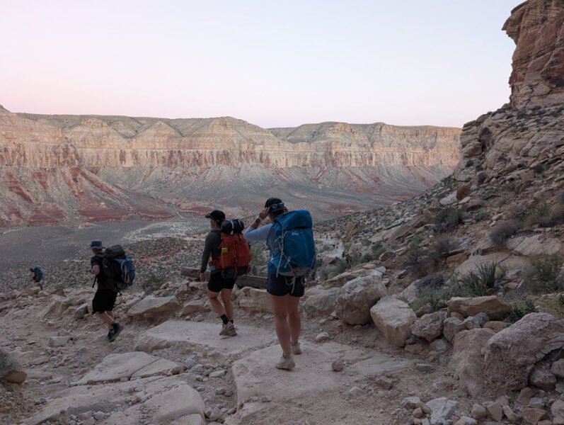 Starting the Hike